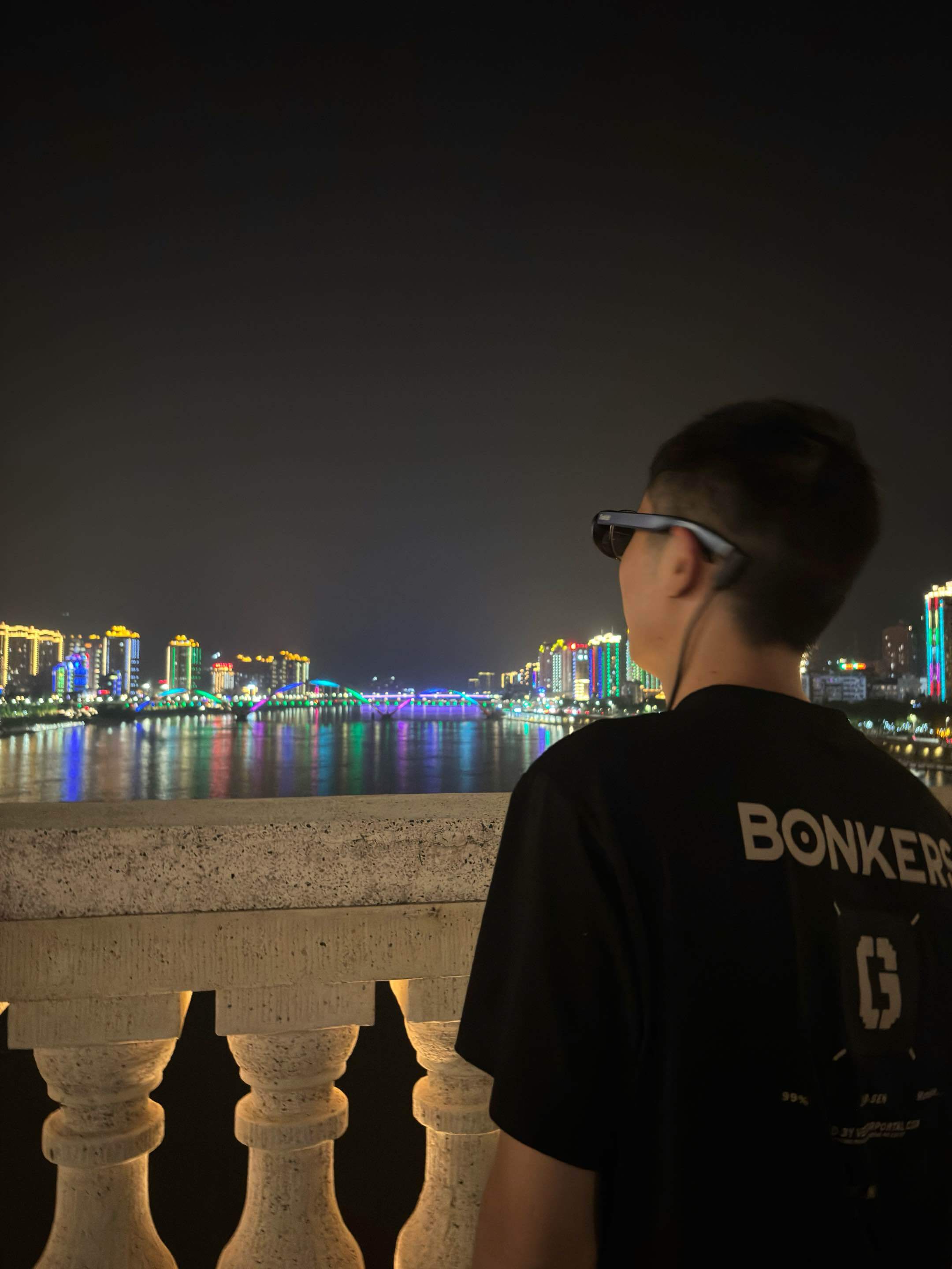 在现场测试 Rokid 版本